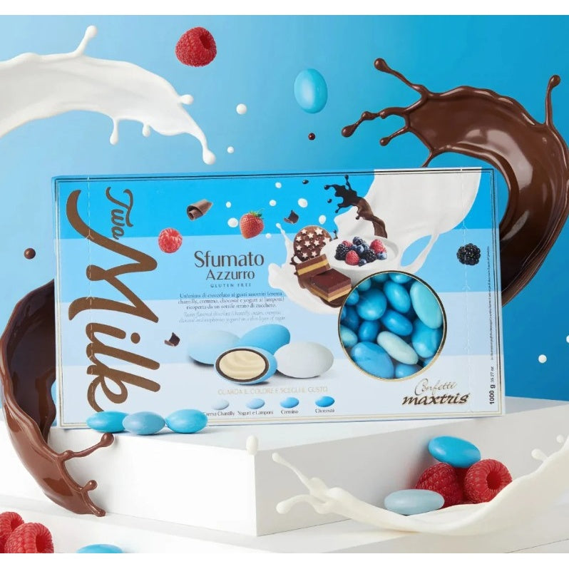 Maxtris Dragees Two Milk Sfumato Blau 1 Kg
