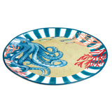 ROSE & TULIPANI Litorale Rundes Tablett D 42 cm Oktopus Melamin