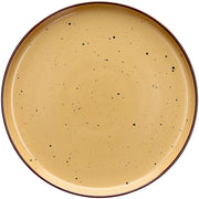Tognana Urban Bruges Piatto Piano in Stoneware Ocra Ø27xH2,5 cm – Piatto Elegante in Gres per la Tavola