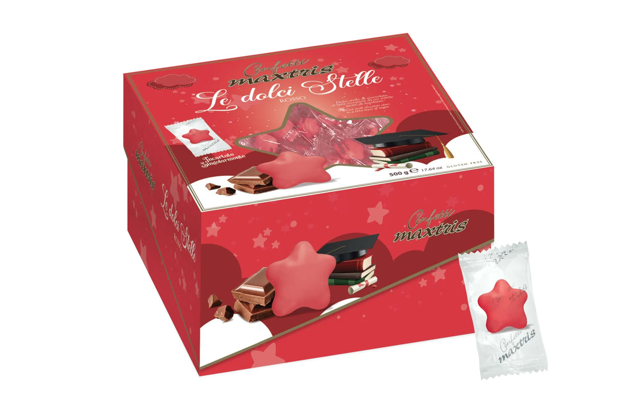 Maxtris Confetti Le Dolci Stelle Rot 500gr