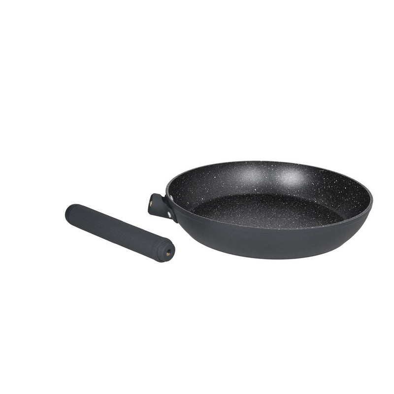 Tognana Batteria di Pentole 11 Pezzi  Modulo Dark Grey in Alluminio Beige – Set Pentole e Casseruole per la Cucina