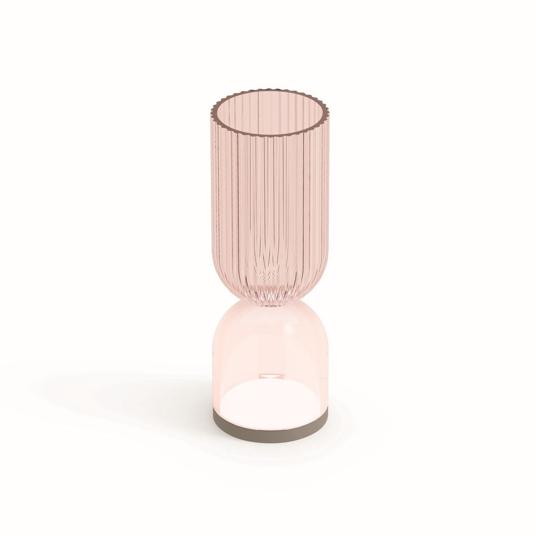 Veca S.p.a. Lampe Dawn Vers. A Rauchrosé