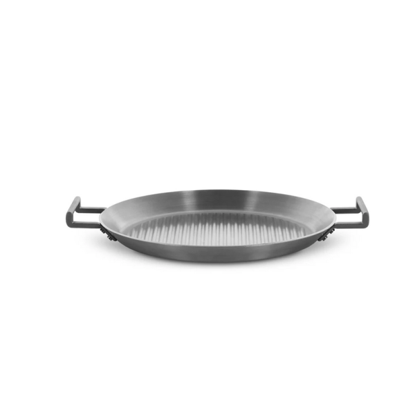 Alessi Grillpfanne Convivio D 29 cm Edelstahl Dreischichtaufbau