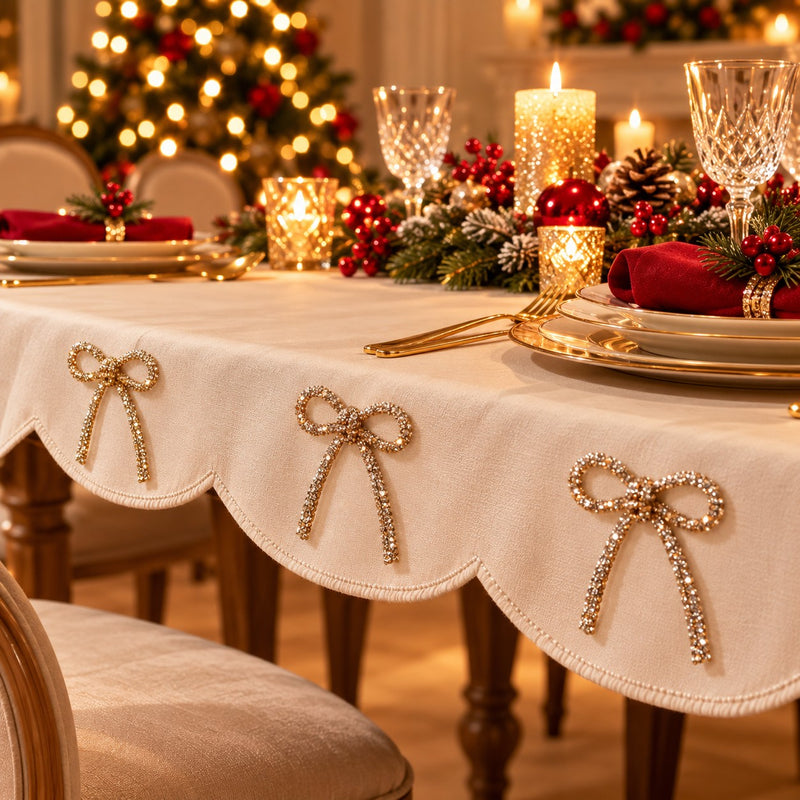 Piovaccari Weihnachtsschleife Bows with Diamonds Roségold 6,5xH7 cm – Dekorative Schleife mit Diamanten für Weihnachtsbaum, Dekoration und Geschenkverpackungen