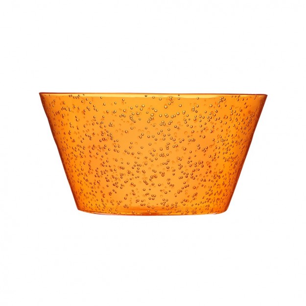 Zani Serafino Medium Bowl Memento Synth aus Methacrylat Ø 20 cm Farbe Mandarin