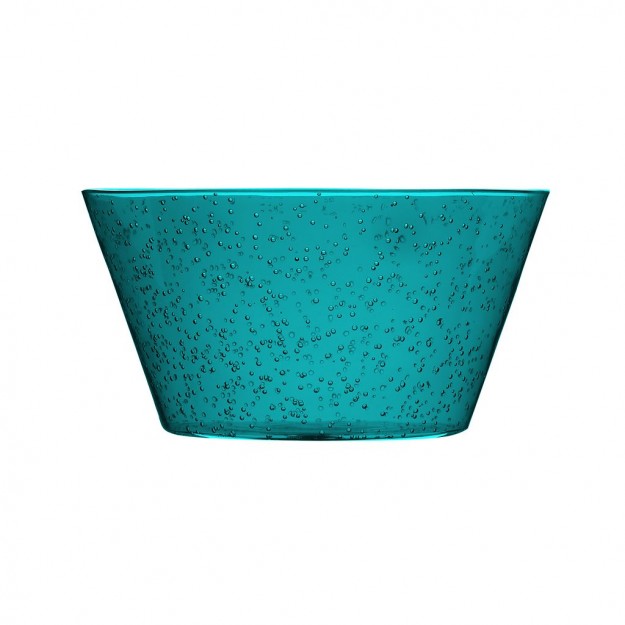 Zani Serafino Medium Bowl Memento Synth aus Methacrylat D 20 cm Farbe Petrol