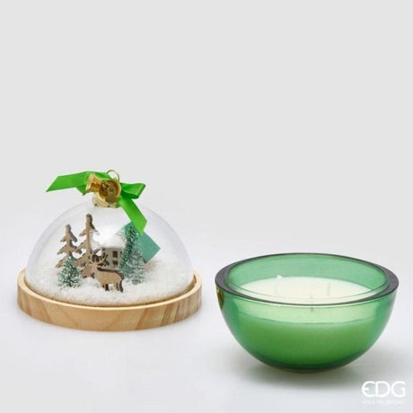 EDG Enzo De Gasperi Kerze Weihnachten Kuppel Duftkerze Cardamom Snaps H12 cm – Weihnachtskerze