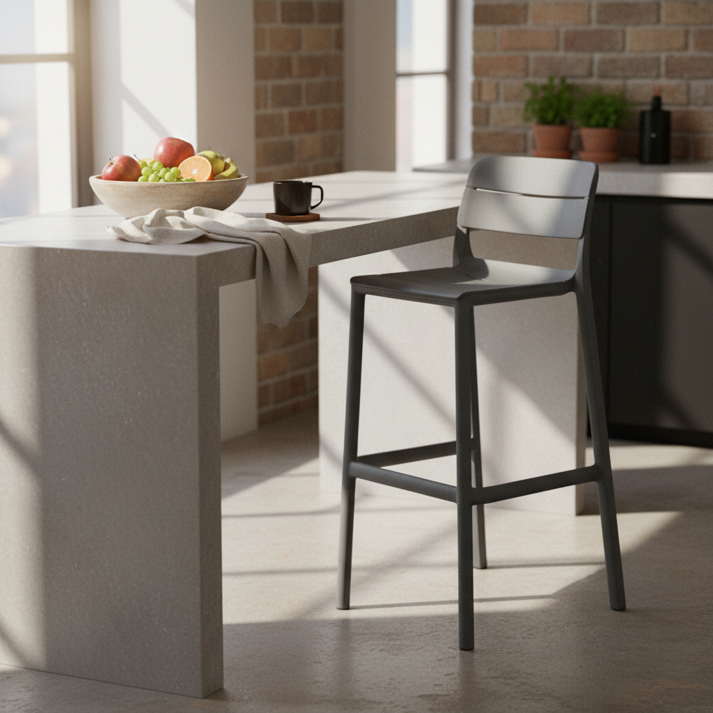 Cassia Stool Kitchen Breakfast Scene