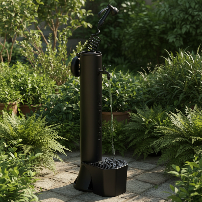 Colonna acqua nera - lifestyle giardino 1:1