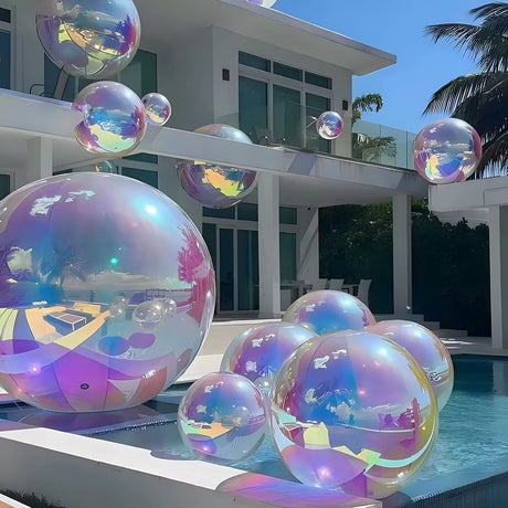 EDG Enzo De Gasperi Decoro Spiegel Ball Irid D 120 cm Mehrfarbig