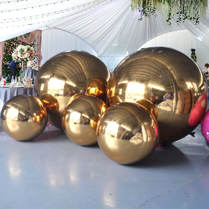 EDG Enzo De Gasperi Decoro Spiegel Ball D 120 Cm Gold