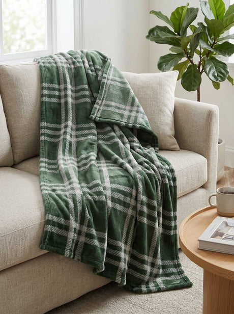 Androni Giocattoli Fleece-Plaid aus Flanell Medio Twid – Weiche und warme Decke für Sofa und Bett, sortiert, 1 Stk.