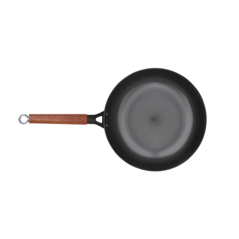 Zani Serafino 5 Padel Bratpfanne aus Eisen 28 cm Holzgriff