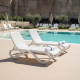 Hotel pool terrace
