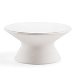 Plust Fade Caffè Couchtisch Weiß Stein Polyethylen