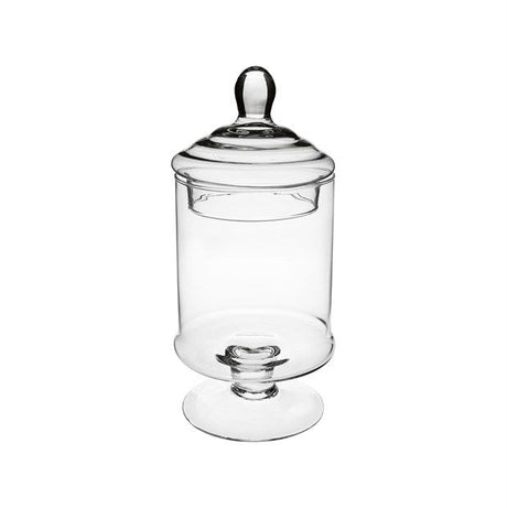 a l e import a l e import bomboniera portaconfetti vetro h 240 mm d 120 mm trasparente ean 8631524735028