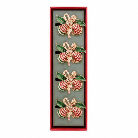 ad trend ad trend set 4 portatovaglioli di natale in metallo 1 cf ean 8057586230897