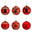 ad trend ad trend set palline di natale vetro rosso d 12 cm ass cf 6 pz ean 8057586259584