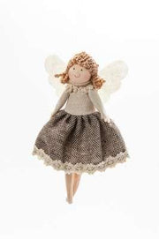 ARPIMEX Weihnachtsengelchen Stoff 16 cm Beige