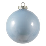 ARPIMEX Box 4 Weihnachtskugeln Ø 120 mm Himmelblau Glas