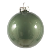 ARPIMEX Box 4 Sfere di Natale D 120 Mm Vetro Verde Salvia