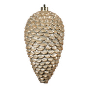 ARPIMEX Weihnachtsdekoration Tannenzapfen 13 x 25 cm Kunststoff Beige