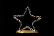 arpimex arpimex decorazione stella di natale con base 40 x 6 x 38 cm con 100 led luce calda ean 8018318555503