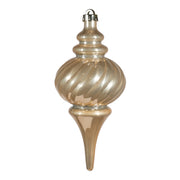 ARPIMEX Weihnachtsornament Spitzer Spirale 11,5 x 26,5 Cm Kunststoff Beige