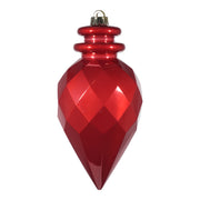 ARPIMEX Weihnachtsverzierung Spitzer Diamant 11,5 x 25 cm Kunststoff Rot