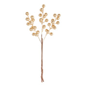 ARPIMEX Zweig Weihnachtsbeeren H 32 cm Gold