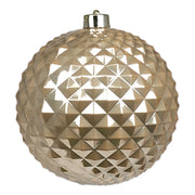 ARPIMEX Weihnachtskugel mit Spitzen Ø 150 mm Kunststoff Beige