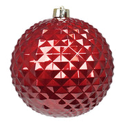 ARPIMEX Weihnachtskugel mit Spitzen Ø 150 mm Kunststoff Rot