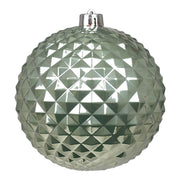ARPIMEX Weihnachtskugel mit Spitzen Ø 150 mm Kunststoff Salbeigrün