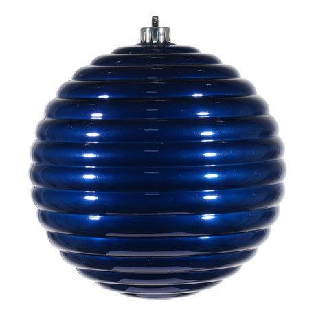 arpimex arpimex sfera rigata di natale d 200 mm plastica blu scuro ean 8018318537653