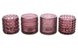 arpimex arpimex vasetti vetro portacandele d 7 cm h 68 cm rosa mix 4 pz ean 8018318579486