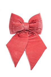 ARPIMEX Weihnachtliche Schleife Samt 40 Cm Rosa