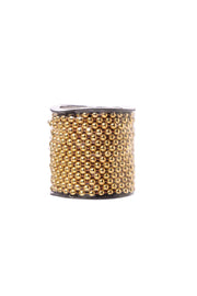 ARPIMEX Perlenkette Weihnachten D 6 Mm L 10 m Kunststoff Gold