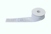 ARPIMEX Weihnachtsband Merry Christmas 38 Mm 10 Mt Weiß