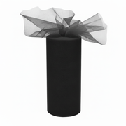 ARPIMEX Tüll-Rolle Schwarz H 25 cm 100 m