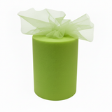 Rotolo Tulle semi-trasparente per bomboniere, decorazioni e fai da te. ARPIMEX rotolo verde lime H 12,5 cm × 100 mt, rete fine, no sfilacciatura ean 8018318043437