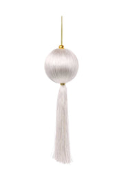 ARPIMEX Weihnachtskugel mit Dekoration 9,5 x 9,5 x 30 cm Weiß
