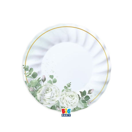 big party big party piatti carta eucalipto d 20 cm 6 pz ean 8020834761818