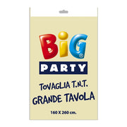 Big Party Tischdecke TNT 160 x 260 Cm Elfenbein