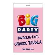 Big Party Tovaglia Tnt  160 x 260 Cm Rosa