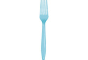 Bigiemme Forchetta Plastica H 18 Cm Azzurro 24 Pz