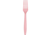 Bigiemme Kunststoffgabel H 18 Cm Rosa 24 Stück