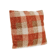 Bizzotto Cuscino di Natale Laurence Quadri 45 x 45 Cm Arancione