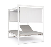 Bizzotto Daybed Konnor Bianco Struttura Alluminio 213 x 149 x 196 Cm Tessuto Idrorepellente