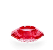 Bizzotto Teelichthalter 1P Eldrid H 3,3 cm Ø 9 cm Glas Rot