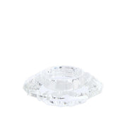 Bizzotto Teelichthalter 1P Eldrid H 3,3 cm D 9 cm Klares Glas